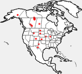 American Bison distribution map