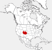 Colorado Chipmunk distribution map
