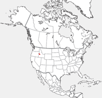 Idaho-Grundeichhörnchenverteilungsdiagramm