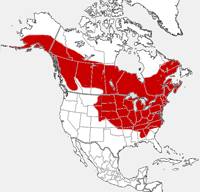 Meadow Jumping Mouse distribution map