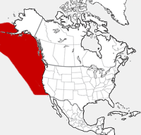 Northern Fur Seal distribution map