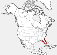 West Indian Manatee distribution map